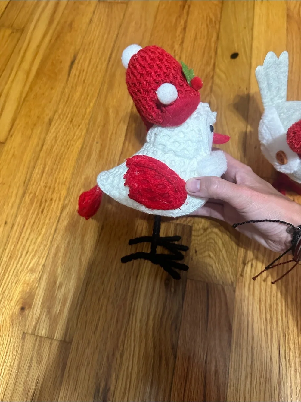 Target collectible Festive Red & White Holiday Bird Figurines - Set of 2